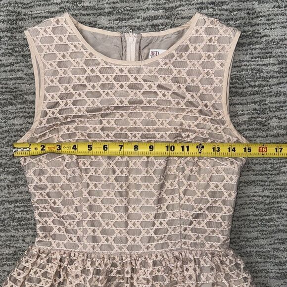 NWT Red Valentino Pink Ribbon Mesh A-Line Dress Size 2 Pink Blush - Picture 9 of 15